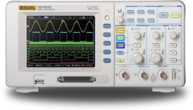 Rigol DS1102D 100MHz 1GSa/s 2-Channel 16-Ch Logic Digital Oscilloscope