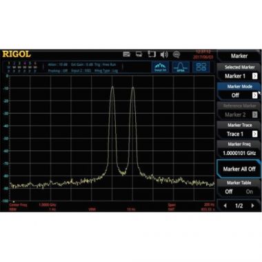 Rigol RSA3000-BW1, RBW for 1Hz to 10MHz